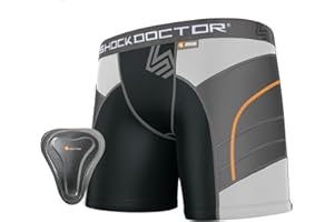 Shock Doctor Ultra Short Double Compression avec Protection Pelvienne Femme