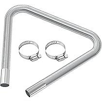 Tubo Di Protezione Termica Per Scarico - 22-24mm, Lunghezza 45mm, Resistente Fino A 400°C - Foto 8