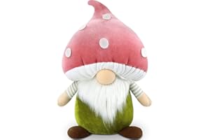 Gehydy Champiñón Gnomo Navidad Decoración Nomo Duende Christmas Decorations para Hogar Casa 33cm