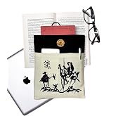 Kitap Kılıfı, Kitap &Ccedil;antası, Book Bag, Tablet Bag, Book Sleeve, Ebook Bag (Don Kişot, Cervantes)