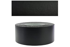 Mprofi MT® 10m Rollo-Cinta de Borde de Melamina-Con Adhesivo Termofusible-Borde de Borde para Estantes-Tablero de Construcción de Muebles-Cinta de Borde para Planchar-Negro Mate 45mm