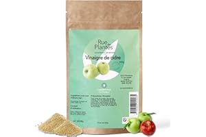 RUE DES PLANTES Vinaigre de Cidre en Poudre 100% Naturel (500g)