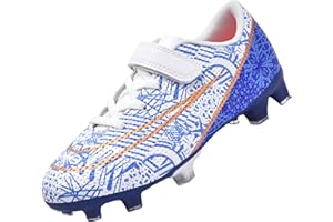 VLOOKST Boys' Football Boots Astro Turf Trainers Kids Girls Spikes Football Shoes Junior Cleats Soccer Shoes Outdoor Athletic Sport Football Trainers