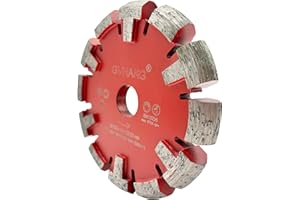 GVHAKG Tuck Point diamentowy brzeszczot do ogrzewania podłogowego, bardzo twarde podłogi betonowe i odległość, szerokość segmentu 17 mm, wysokość segmentu 12 mm, cięcie na sucho premium (130 x 17 x 22,23 mm)