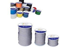 RainbowStone Paracord 7-Strand 550lb Strength 4mm Utility Rope Multiple Color 15/30/50/100m reel…