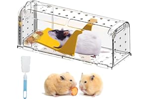 CLDFDC Trappola per Topi Vivente per Interni ed Esterni - Facile da Usare, Facile da Pulire, Riutilizzabile, Rilascio Senza Contatto, per Cucina, Giardino, Casa, Soffitta, Garage (1 Pezzi)