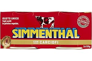 Simmenthal - Carne in Scatola di Bovino Magra Lessata e Condita con Carciofi, 2 Lattine da 135 gr