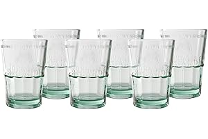 Schleuderhannes Bacardi Lot de 6 verres à mojito Caipirinha Vert