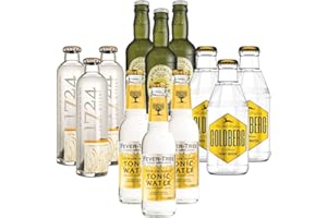 Tonic Water Set: 1724 + Fever-Tree + Fentimans + Goldberg (12x0,2l)