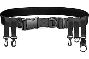 SAMSFX Adjustable Nylon Waist Belt Straps for Waterproof Carp Coarse Fishing Chest Waders Wellies
