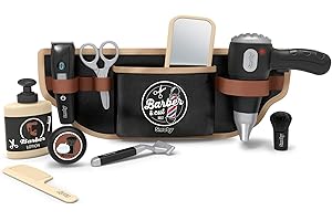 Smoby Barber'S Tool Belt - The Barber Tool Belo Is Guaranteed To Provide Hours Of Fun With Ten Amazing Accessories, Suitable For Children Over The Age Of 3
