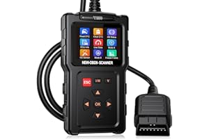 ONHERM OBD2 Diagnosegerät OBD Auto Diagnose, Universal Auto Auslesegerät, KFZ Motor Fehlerauslesegerät Lesegerät mit Vollständigen OBDII Funktionen, Geeignet für BMW VW Mercedes Audi Alle OBDII Fahrzeugen