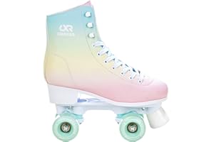 Croxer Lea - Patines de Ruedas, Color Verde y Rosa