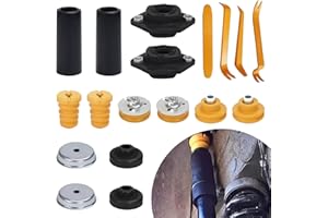 JINSENTGG Amortisseur Arrière de Suspension Compatible avec Série 1 Série 3 X1 E81 E82 E84 E87 E88 E90 E91 E92 E93 33506771737 Kit de Réparation pour Parler de Jambe de Force - Joint D'amortisseur