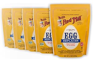 Bob's Red Mill - Gluten Free, Vegan, Egg Replacer, Non-GMO, Equivalent to 34 Eggs, 340g Pouch