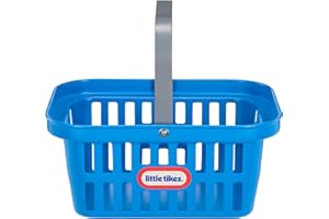 little tikes Creative Chefs Shopping Basket - Pretend Play Grocery Basket, Easy-to-Carry Toy, Suitable for Boys and Girls Ages 18 Months+