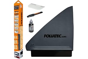 ‎FOLIATEC FOLIATEC Window Tint Film for Car Windows, Blacknight Dark, 76 x 300 cm, with ABG, 85% Blackout
