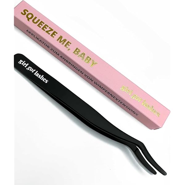Beauty Junko Wimpernapplikator – 2-in-1 Tool Mit Kamm, Präzisions-Pinzette Für Falsche Wimpern, Roségold, 11,9 Cm