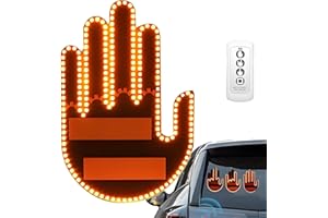 NNOVAT Road Mate Finger, Road Mate Hand Signal, Flickering Light LED Car, Women
