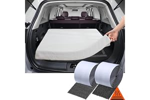 TEUVO Scratch Autocollant pour Voiture a SUV, Résistant Hautes Températures Bande Scratch Adhésive pour Camping Matelas, Fenêtre Ombres, Siège Housses, Idéal pour Lisses Surfaces, 11CM Large 6M Long