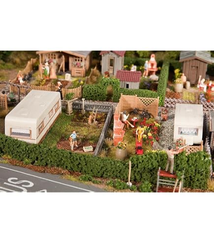 Faller F180490 - Kit Maison Ouvrière + Mobile-Home - Modélisme Ferroviaire (14 Ans+)