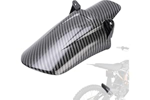 WODHMIEY Sur-Ron Electric Dirt Bike Mudguard, Carbon Fiber Style, Lightweight and Strong, Keeps Rider and Seat Clean, Easy-to-Install Replacement for Sur-Ron Electric Dirt Bikes (Rear Wheel)