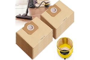 BARAKYEG Lot de 16 Premium Sacs Aspirateur en Papier Filtre Poussière pour Karcher 6.959-130.0 WD3 MV3 WD3P A2201/2204/2504/2554/2251/2604 '
