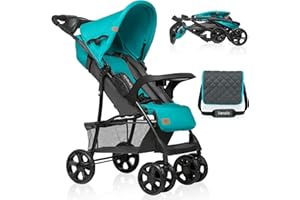 Lionelo Emma Plus Pushchair Lightweight Modern Small Buggy with Reclining Position Foldable