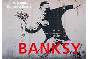 Postkarten-Set Banksy: 18 Kunstpostkarten aus hochwertigem Karton. ca. 0,44€ pro Karte. Berühmte Banksy Bilder: Streetart zum Sammeln, Verschicken und ... Postcrossing (Anaconda Postkarten, Band 43)