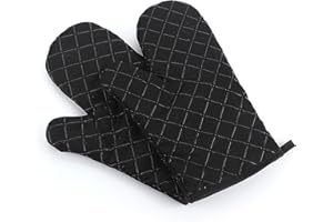 DGSLWH 1 para rękawic kuchennych, żaroodpornych, do pieczenia, bawełniana wyściółka, odpowiednie do kuchni i grilla