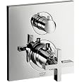 AXOR Uno Unterputz Thermostat Mit Ab- Und Umstellventil, Chrom - Für Luxuriöse Baddesigns