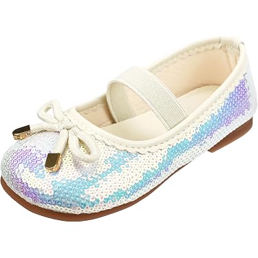 Chaussures Princesse Fille à Paillettes – Talon Bas Strass – Chaussures Reine Enfant Mariage Anniversaire Cosplay