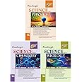 Pradeep's Science Physics, Chemistry, Biology Part - I to III for Class 10 - Examination 2025-26 (Set of 3 Books)