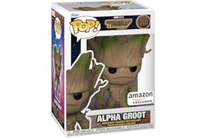 Funko Pop! Marvel: Guardians Of the Galaxy3- Alpha Groot - Guardians Of the Galaxy 3 - Amazon Exclusive - Collectable Vinyl Figure - Gift Idea - Official Merchandise - Toys for Kids & Adults