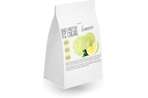 LINE@DIET preparato per 450g di GELATO PROTEICO gusto LIMONE | super cremoso e facile da preparare | 5 porzioni | senza glutine