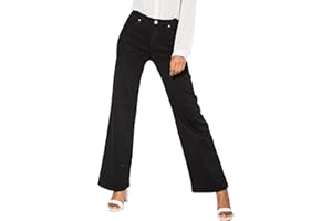 Nina Carter P080 Jeans da donna Flared Bootcut Jeans a vita alta