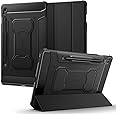 Spigen Rugged Armor Pro Full Cover Folio Case Compatible with Galaxy Tab S9 FE 11inch [S Pen Storage] [Trifold Stand] - Black