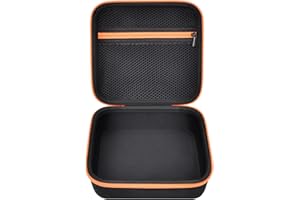 ‎PSOFCAKE PSofcake Tasche für Bosch Home and Garden Akku Reinigungsbürste UniversalBrush. Tragetasche, USB-Kabel, Reinigungsaufsätze enthalten(Nur Aufbewahrungsbox) -Orange, Orange Zipper
