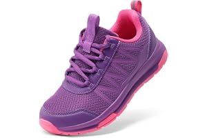 DREAM PAIRS pojkar flickor skor barn DuraPlay tennis löpning halkfri atletisk promenad lätt snörning skor sneakers för små/stora barn