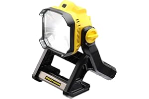 STANLEY FATMAX FMCL001B-XJ - Luz de área 18V, 2 ajustes de intensidad (650/1.900 Lm), sin batería/cargador