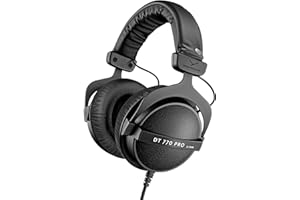 beyerdynamic DT 770 PRO 32-omowe słuchawki studyjne nauszne w kolorze czarnym. Zamknięta konstrukcja