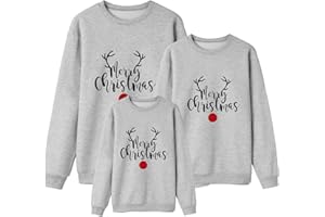 HYALLLIFE Christmas Jumpers for Men Women and Kids – Christmas Jumper Family Matching – Family Christmas Jumper Ugly Christmas Sweaters,Long Sleeve Knitted Xmas Jumpers Sweatshirt for Winter and Holiday Parties