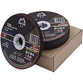 Merryland 25 Pieces Cutting Disc 125 X 1.0 Metal Steel Stainless Steel | 125 mm Angle Grinder, 4.921 X 0.04 X 0.88 Inch Disc