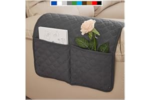 ILIEMAO Funda para reposacabezas para muebles，Antideslizante Cubierta del Brazo sofá, silla reclinable Brazo protector，cabeza funda protectora de sofá，Fundas de sillón Cubiertas de protección Moderno ( Color