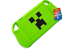 MatoSan Silikon Vollmantel-Hülle für Switch 2 (Grün) | Anti-Rutsch Schutzcover mit Stoßdämpfung & präzisen Aussparungen | Schlankes Case – passgenaues Zubehör für Switch 2