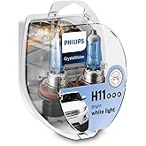 Philips H11 Crystal Vision Bulb 2 Pieces + Parking Bulb Gift