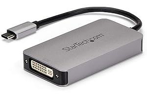 StarTech.com Adaptateur USB-C vers DVI Dual Link - Actif - Convertisseur USB Type-C vers DVI-D Double Liaison - 2560 x 1600 (CDP2DVIDP)
