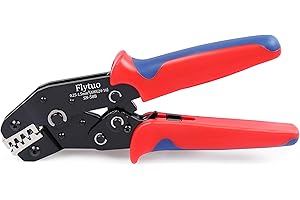 Flytuo Molex Crimping Tool for AWG24-16 (0.25-1.5mm²) and Terminal Crimping Tool Works for Dupont Wire EPS,SATA,PINS MOLEX,JST Terminals