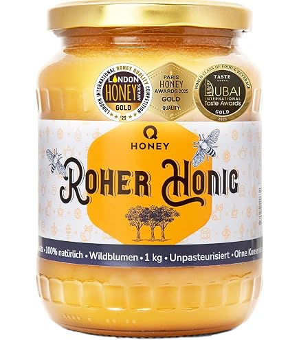 Honiglöffel Aus Holz – 8-teilig Set Mit Rillen, Ideal Für Honig, Marmelade, Rühren, Lange Griffe