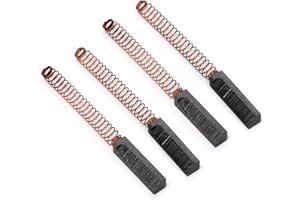 RUIMOU 2 pares de cepillos de carbono para motor (23,7 x 5,8 x 5,8 mm) compatibles con mezcladores KitchenAid W10380496/9706416/4159795/3184115/4159774/4159794